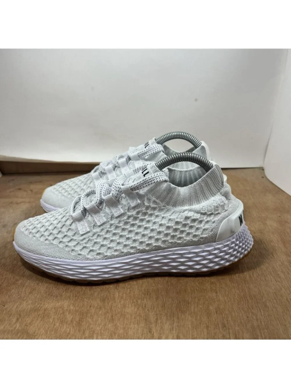 NO BULL Women Size 8 White SuperFabric Trainers Running Shoes